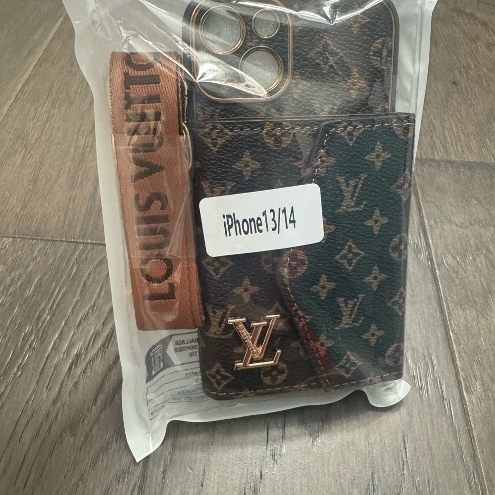 Monogram Phone Case with Strap